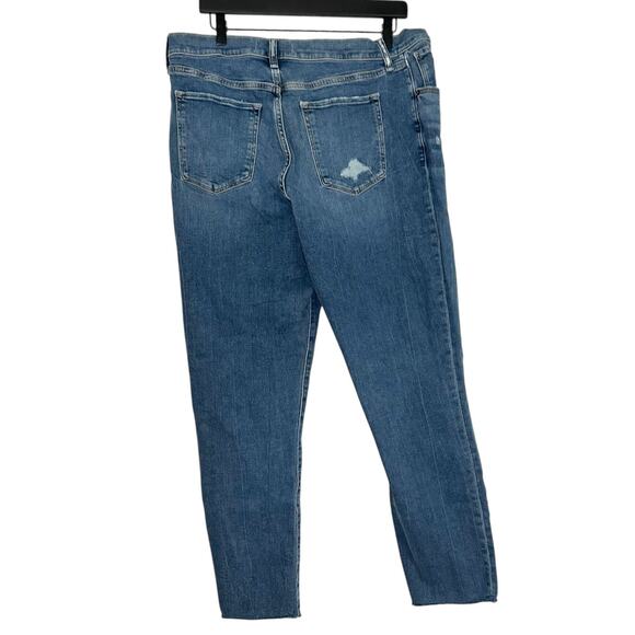 Abercrombie & Fitch The Super Skinny Ankle High Rise Cropped Denim 33 - Picture 3 of 7